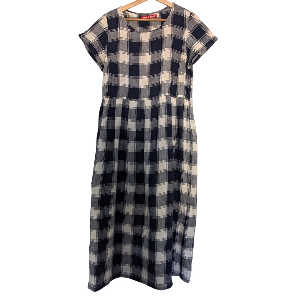 Pyne & Smith no. 17 Plaid Maxi Dress